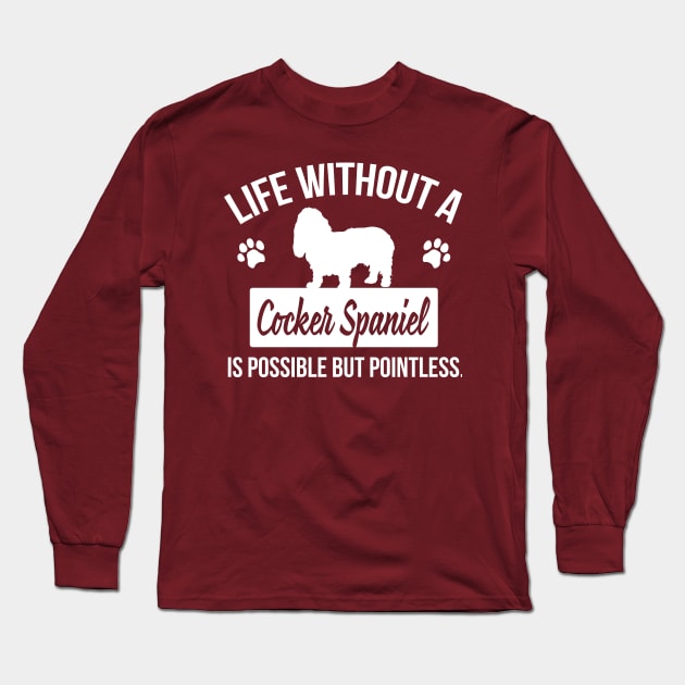 Cocker Spaniel Long Sleeve T-Shirt by nektarinchen